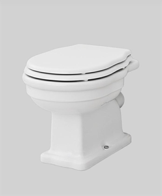 HERMITAGE VASO TERRA 36X55 S/P BIANCO SCARICO A SUOLO