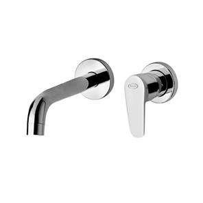 ALBA MIX LAVABO A MURO CROMO INT.19CM