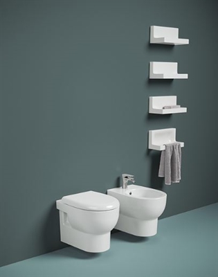 SMARTY 2.0 VASO SOSPESO SENZA BRIDA 35X50 BIANCO