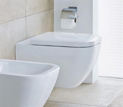 HAPPY D.2 VASO WC A PAVIMENTO FILOMURO 36,5x57 BIANCO