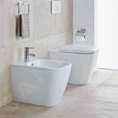 HAPPY D.2 BIDET A PAVIMENTO FILOMURO 36,5X57 BIANCO