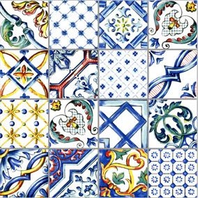 VIETRI BLU MOSAICO 30X30 TESSERA 7.5