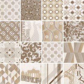 CITY BEIGE MOSAICO 30X30 TESSERA 7.5