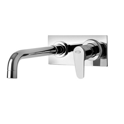 ALBA MIX LAVABO A MURO CON PIASTRA CROMO