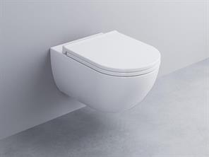 ENJOY VASO WC SOSPESO 35X53 S/BRIDA BIANCO C/FISSAGGIO