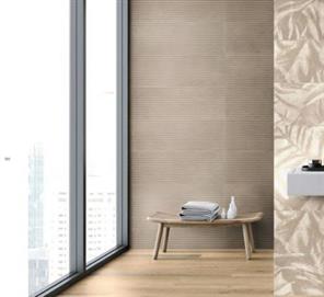 BETON WALL DECORO RLV LINE TAUPE 30X90X1 RETT SC1 NG1 44