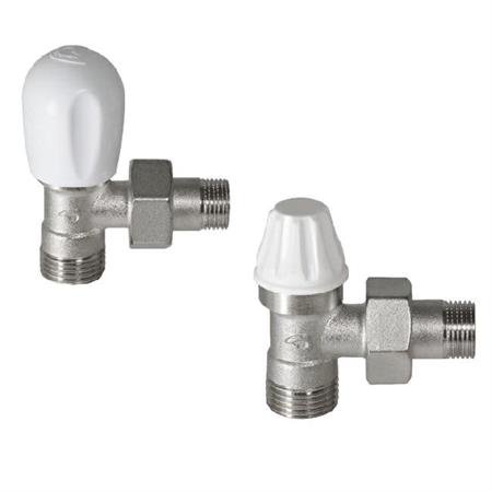 KIT VALVOLA E DETENTORE 1/2 BIANCO