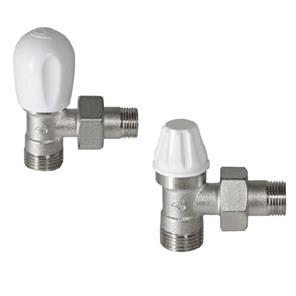 KIT VALVOLA E DETENTORE 1/2 BIANCO