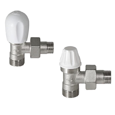 KIT VALVOLA E DETENTORE 1/2 BIANCO