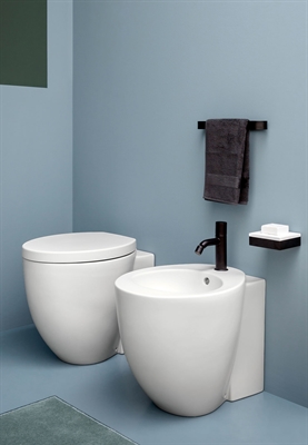 LE GIARE BIDET TERRA F/M 37X55 MONOF. REVERSO SC2 BIANCO