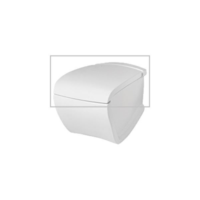 HI-LINE COPRIVASO TERMOINDURENTE SOFT CLOSE BIANCO