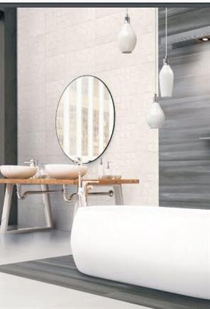 BETON WALL DECORO CUBE WHITE 30X90 SC.1